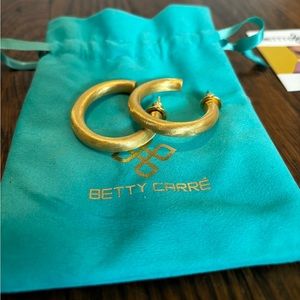Betty Carré gold hoop earrings - never worn